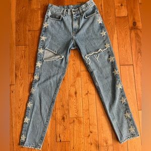 CARMAR Rhinestone Star Jean - Size 26 (US)
